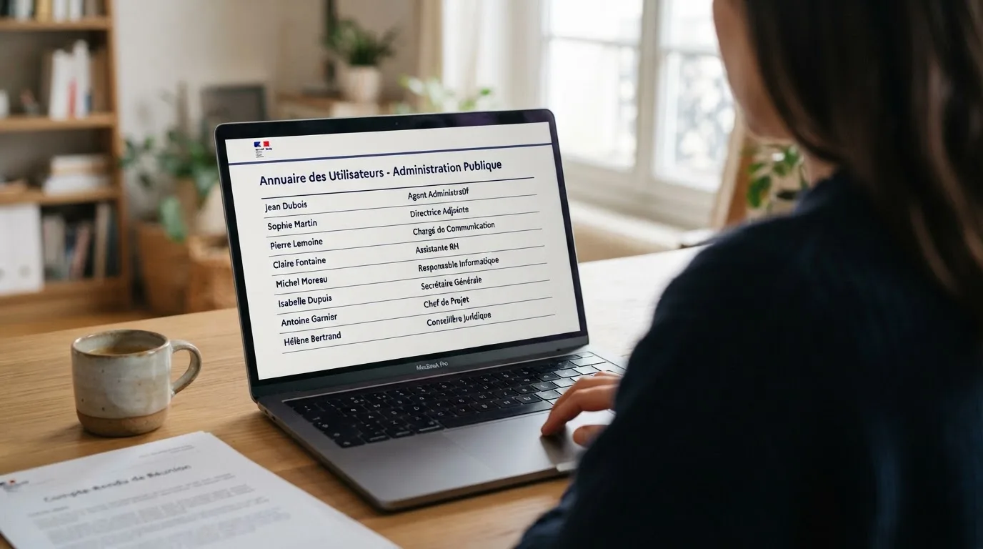 An official-looking government registry page listing licensed operator names and categories in a simple table, no logos