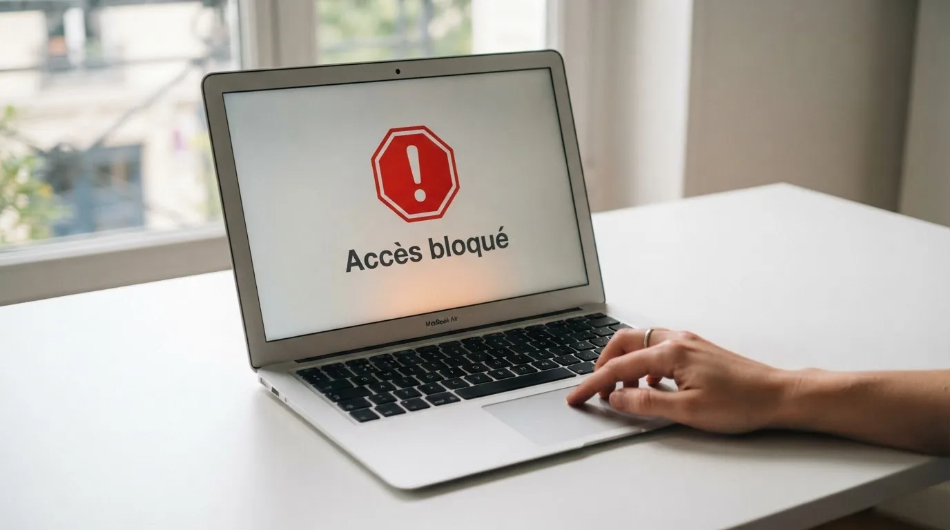 Une rangée de logos de plateformes de casino barrés d'un pictogramme d'avertissement sur fond neutre