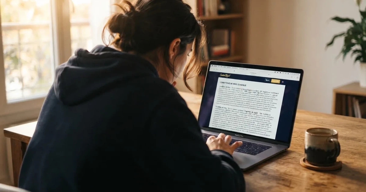 Écran d'un joueur consultant les conditions de mise d'une offre de bienvenue sur un ordinateur portable